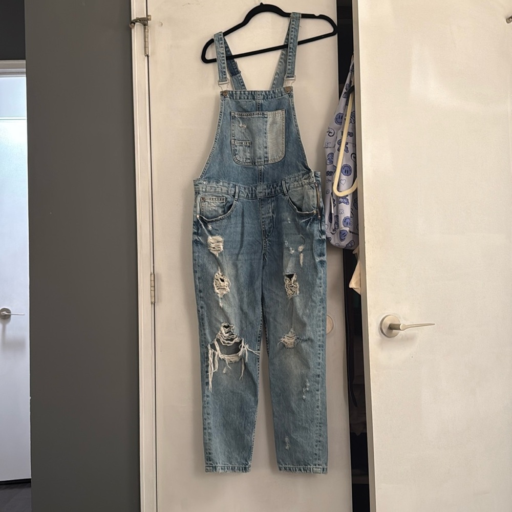 ZARA DENIM OVERALLS